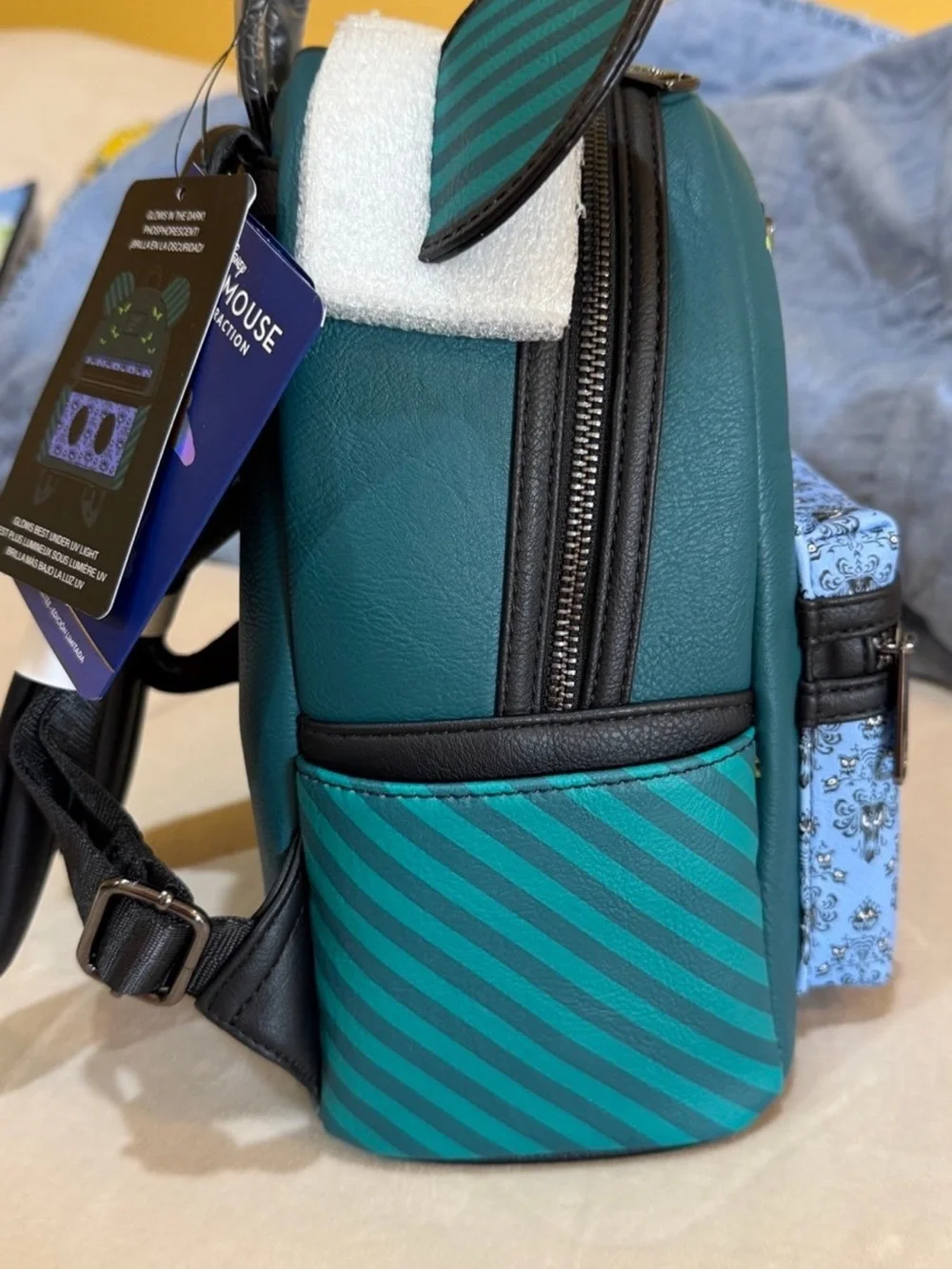 Mickey’s Main Attraction Haunted Mansion Loungefly Backpack